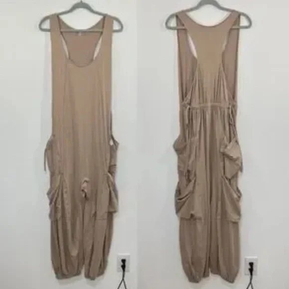 Free People Movement Brown Infinity Onesie Size M - Picture 11 of 16